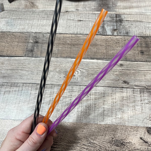 Halloween Color Straw/Plastic Straw/Purple Straw/Orange Straw/Black Straw