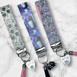 Magic And Spells Key Fob Wristlet//Keyfob Wristlet//Witchy Wristlet