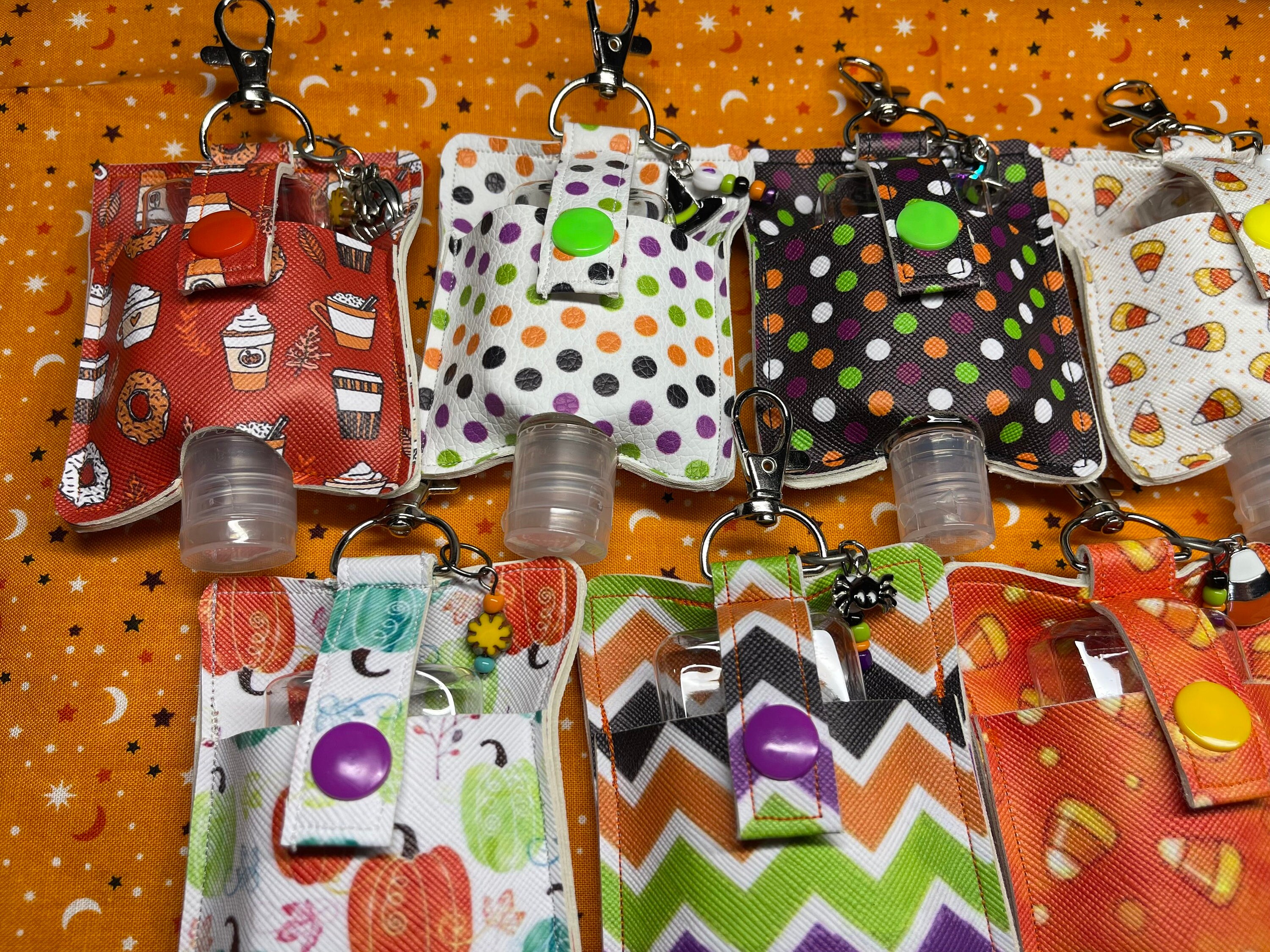 Travel Size Hand Sanitizer Holder//key Chain Sanitizer Etsy