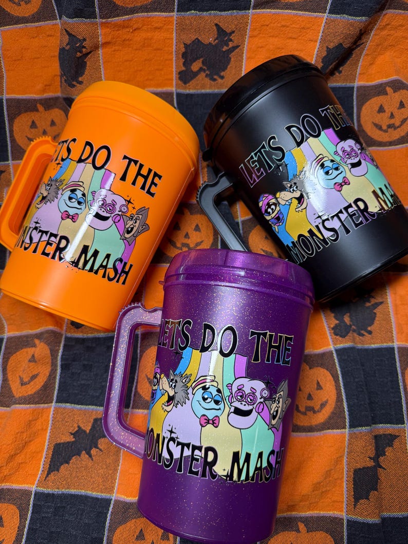 90's Halloween Cereal Monster Trucker Mug/Retro Halloween Mug image 1