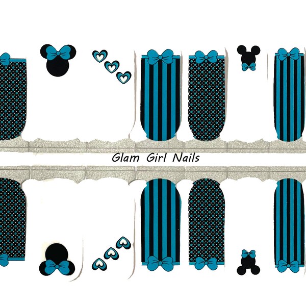 Nail Art Mickey Mouse Etsy