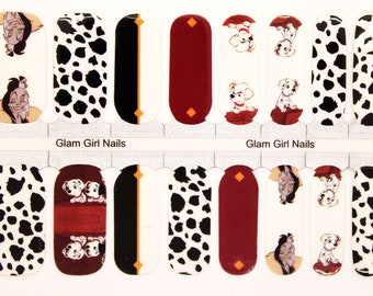 101 Dalmations Nail Polish Strips / Nail Wraps