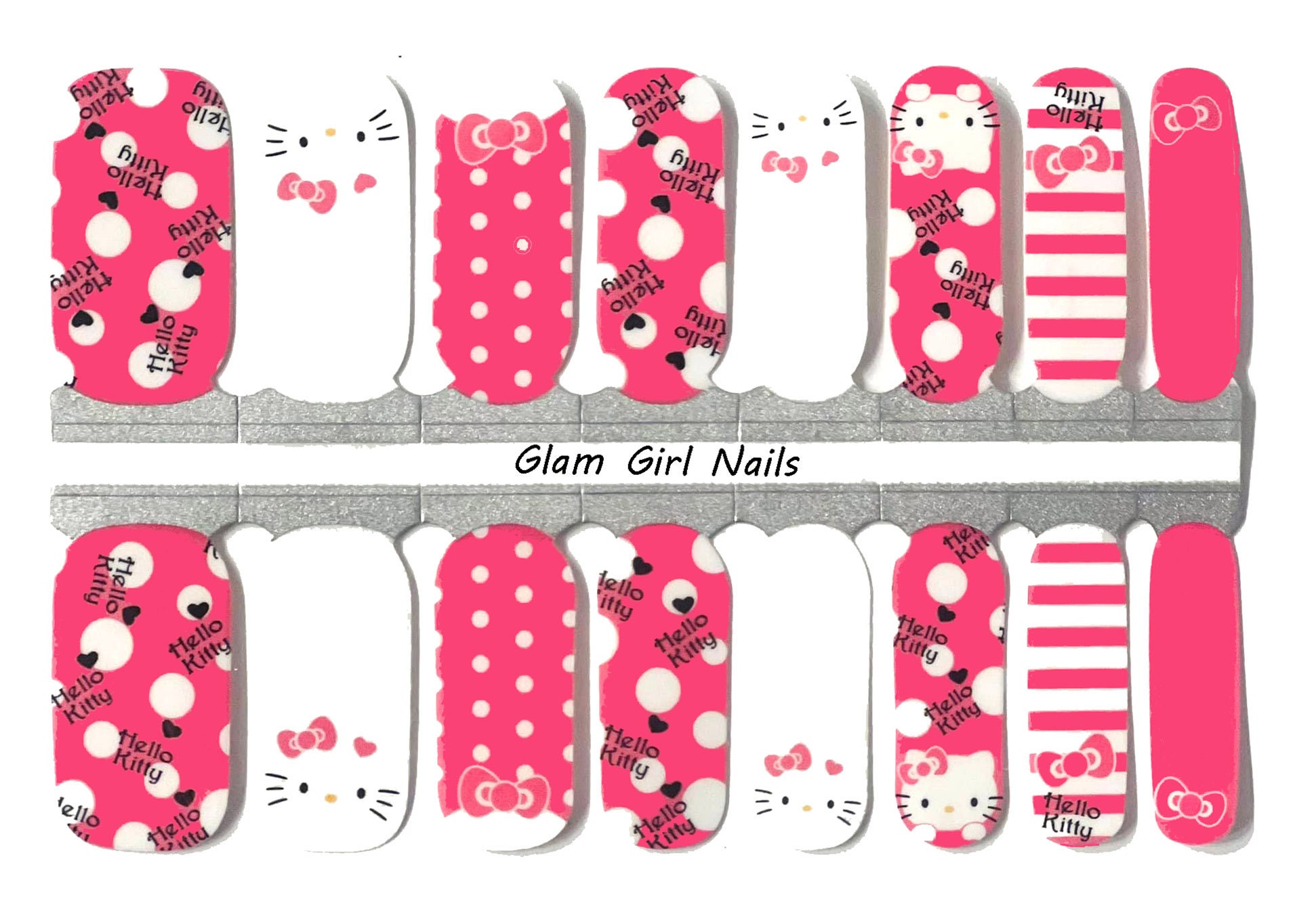 Light Pink Ever After Nail Wraps / Disney Nails 