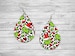 How The Grinch Stole Christmas Sublimation Earring Designs Template PNG, Instant Digital Download, Earring Blanks Design, Printable Cricut 