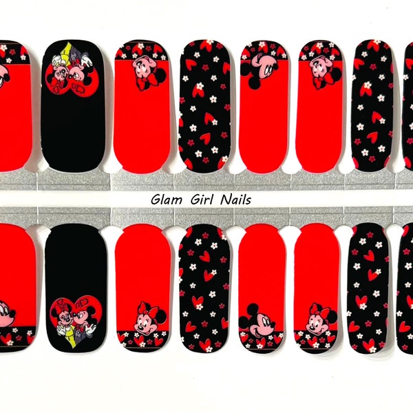 Mickey Nail Polish Etsy