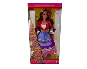 1992 Barbie Doll Italian Barbie Special Edition Dolls of the World