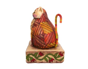 2003 Jim Shore Heartwood Creek Enesco Elijah Sitting Orange Cat