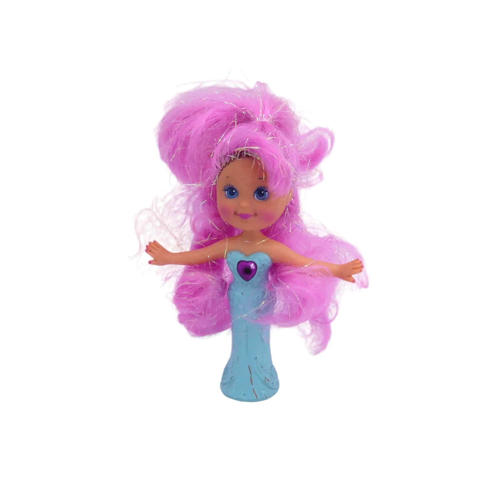 Hasbro Secret Beauties Nail Polish Sweet Violet Doll With Pink