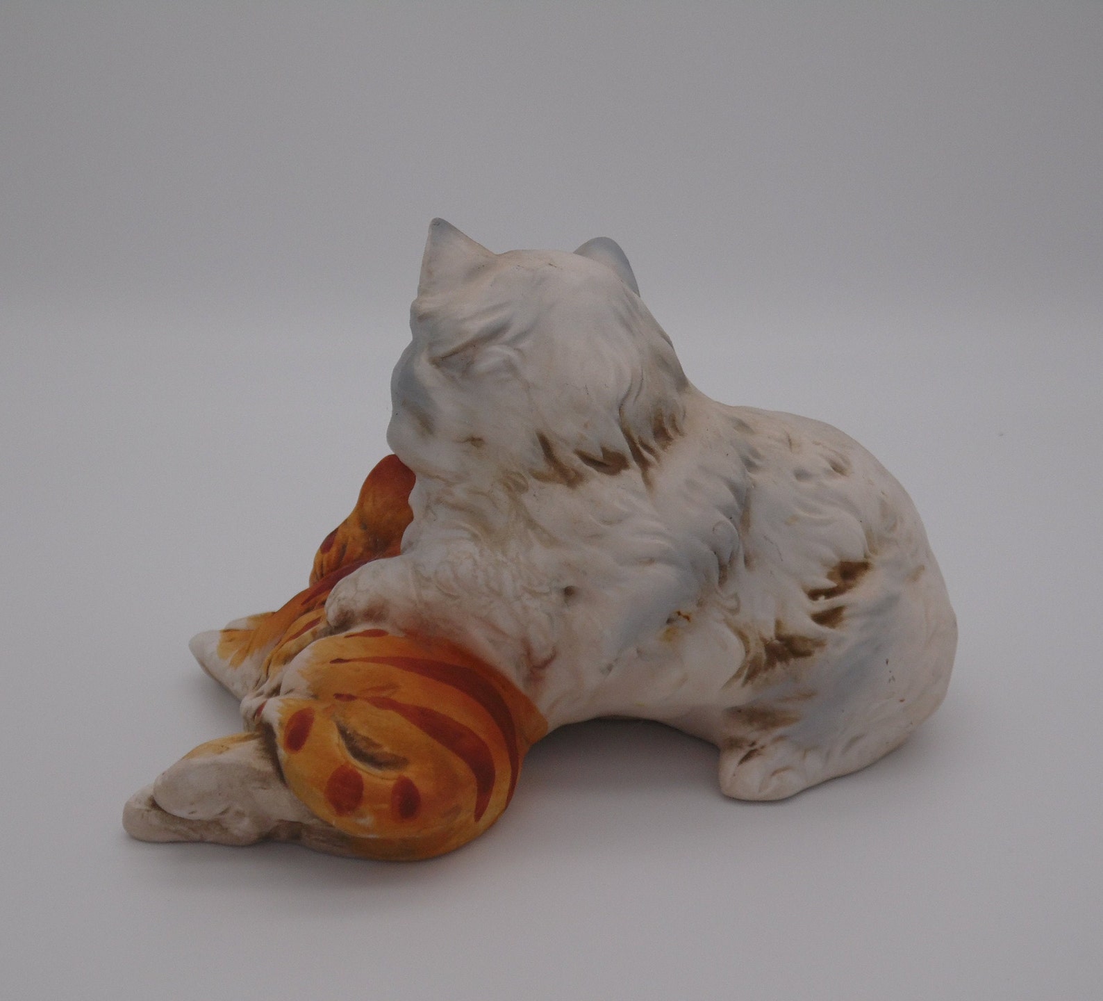 Vintage UCTCI cat figurine Japan w/foil label Etsy