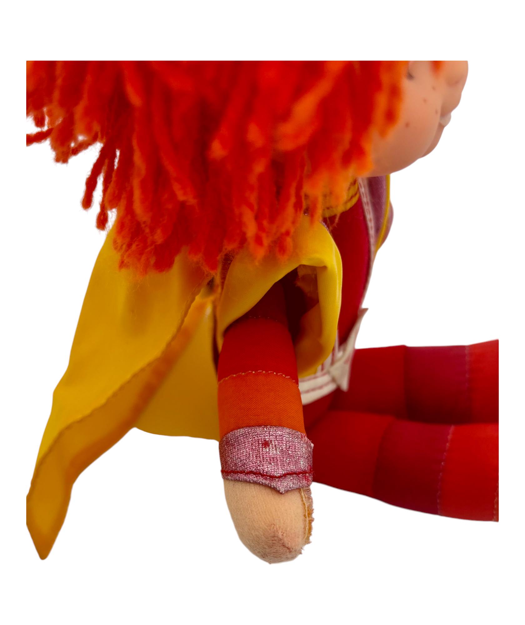 Peluche Rainbow Brite Blondine Arc-en-Ciel - Poupée Vintage Mattel, Occasion