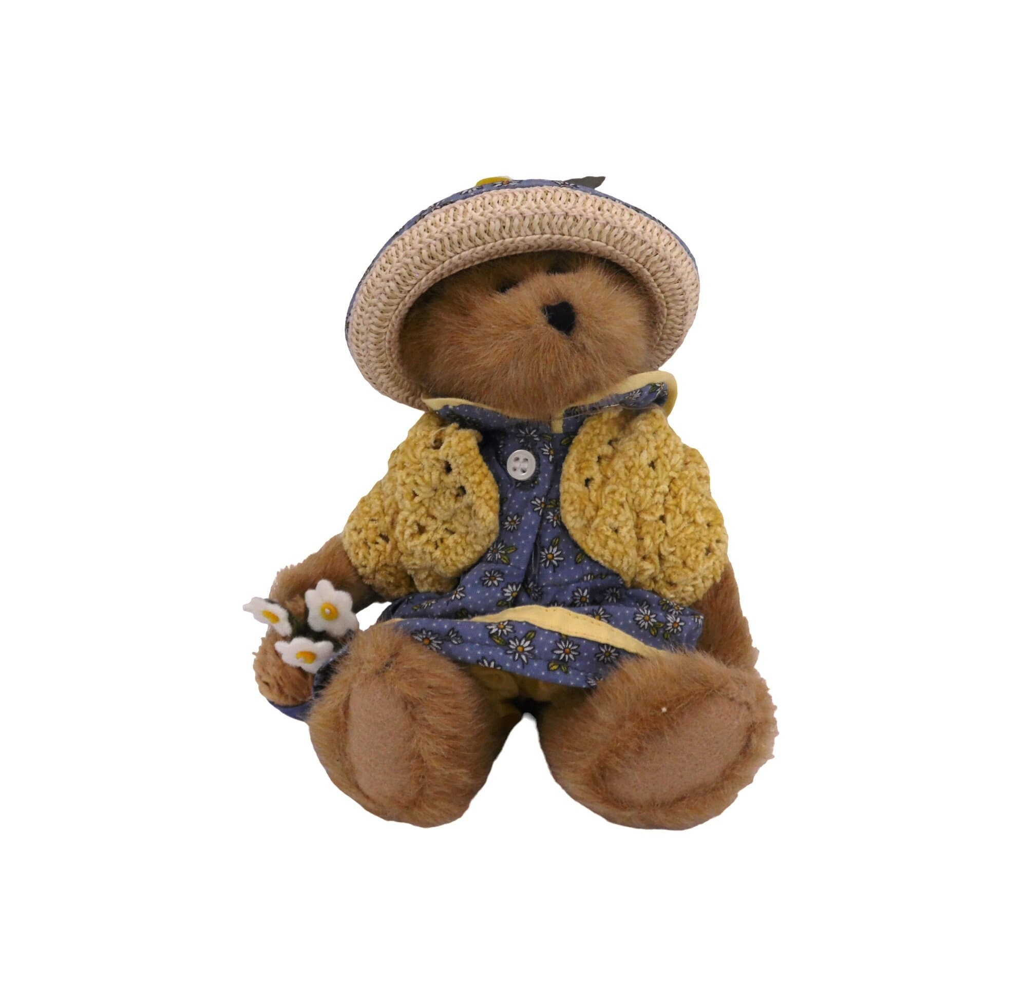 Boyds Bears Bailey Plush | Daisy Dress, Flower Pot, 2003 - Etsy