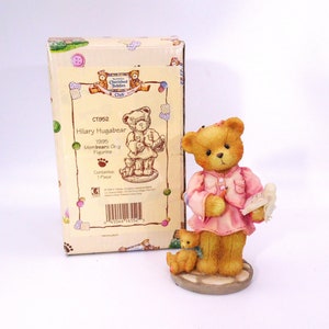 Cherished Teddies Hilary Hugabear 1995 Members Only Figurine Vintage By Enesco