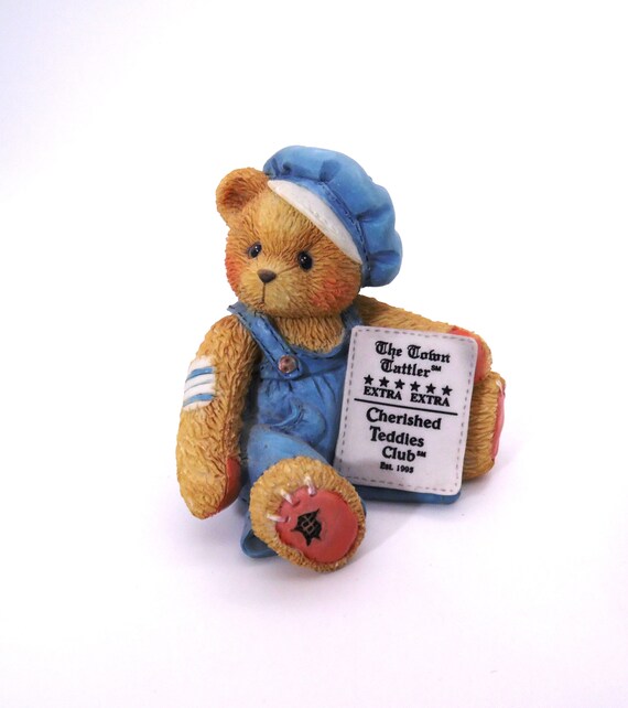 Cherished Teddies Cub E. Bear 1995 Charter Member Set Vintage by