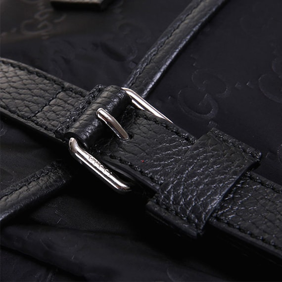 Nylon split leather function bag Messenger Bag Me… - image 9