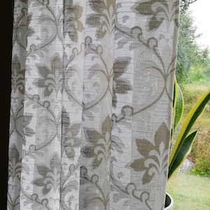 Scandinavian vintage curtains, mid-century