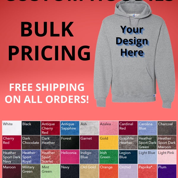 Screen Print Hoodie - Etsy