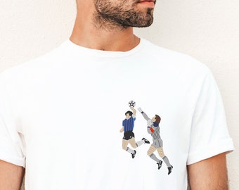 T-shirt avec personnalisation brodée, Maradona DS10.