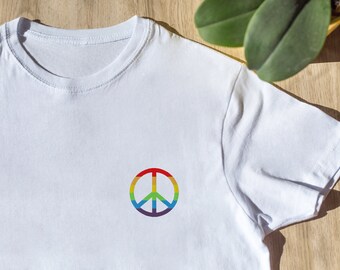 T-shirt con personalizzazione ricamata, LGBTQ