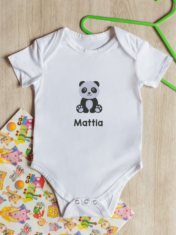 Body Personalizzato per Neonato/a con Frase Non Vedo l'ora di