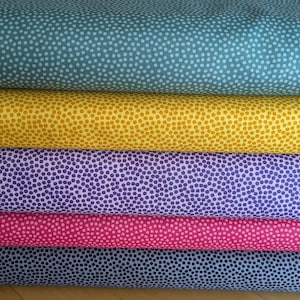 Cotone a pois Dotty, tessuto a ovatta 50*140 cm