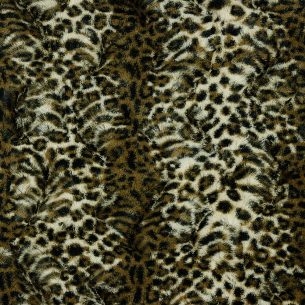 Faux fur imitation fur leopard print 50*145