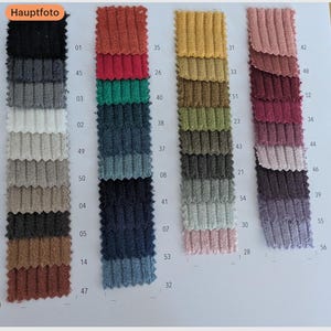 Wide-wale corduroy, corduroy fabric, many colors, 50*140 cm