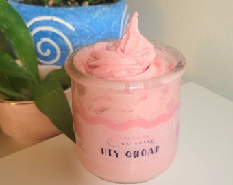 Cotton candy foaming body scrub, All natural whipped sugar scrub, Handmade whipped soap, Bath & Body gift for her,Spa care package