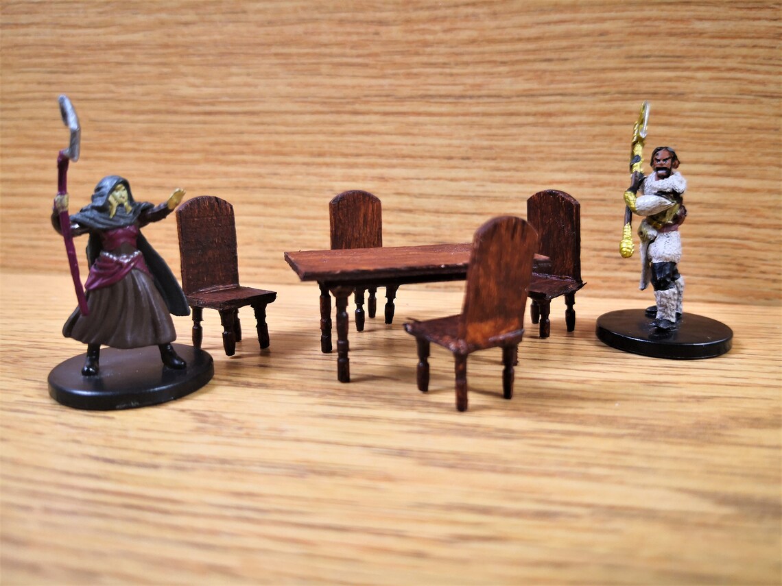 Painted DnD Furniture Furniture For Dungeons And Dragons | Etsy