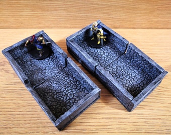 Geschilderde kerkertegels | Modulaire DnD-tegels | Dungeons and Dragons-terrein | Verkenner | Fantasie | Tafelblad