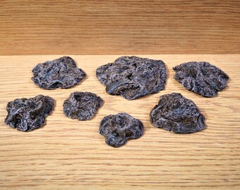 Painted Miniature Rocks Set: Dungeons and Dragons Terrain, TTRPG Scenery