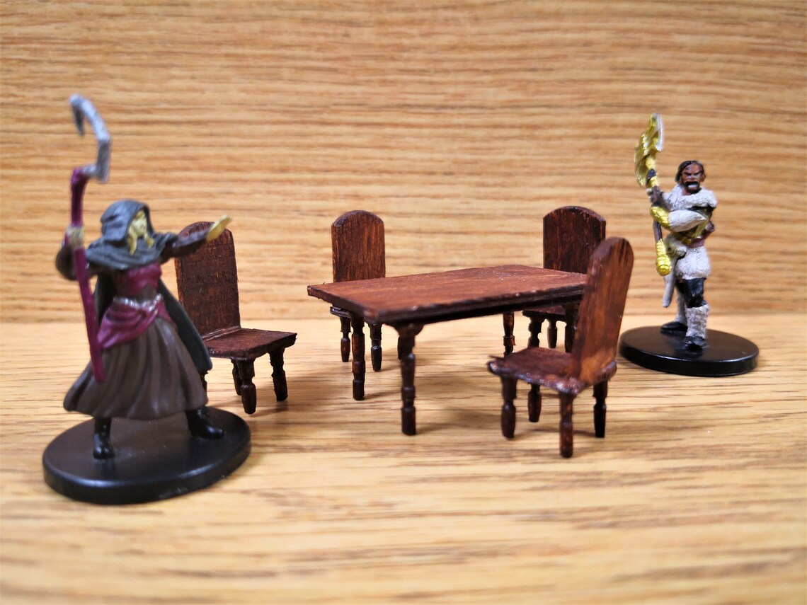 Painted DnD Furniture Furniture For Dungeons And Dragons | Etsy