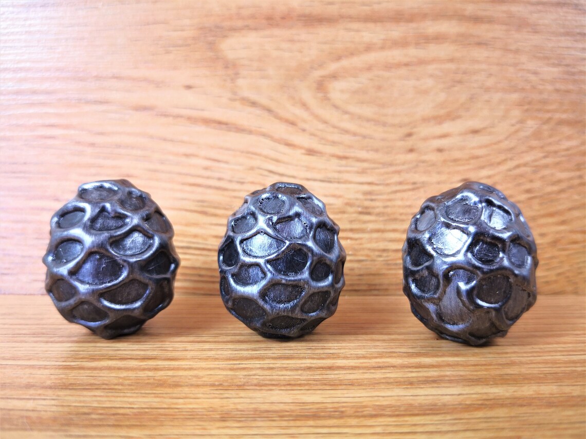 Dragon Egg Miniature Black Dragon Egg for Dungeons and Etsy UK