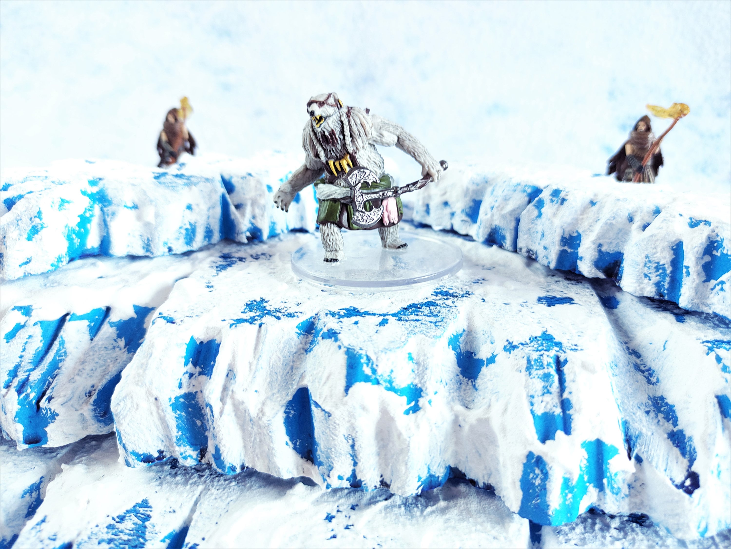 Gridded Stone Rock Hills Stacking Modular Wargaming Terrain - Foto 4