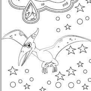 30 Dinosaur Coloring Pages (digital download)