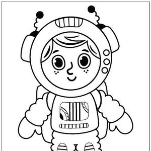 20 Outer Space Coloring pages image 1