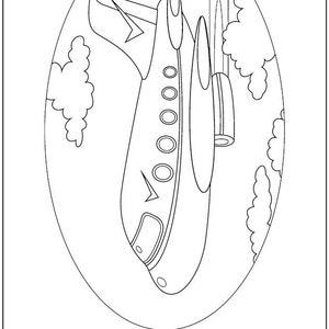 19 Airplanes Coloring Pages with Title Page