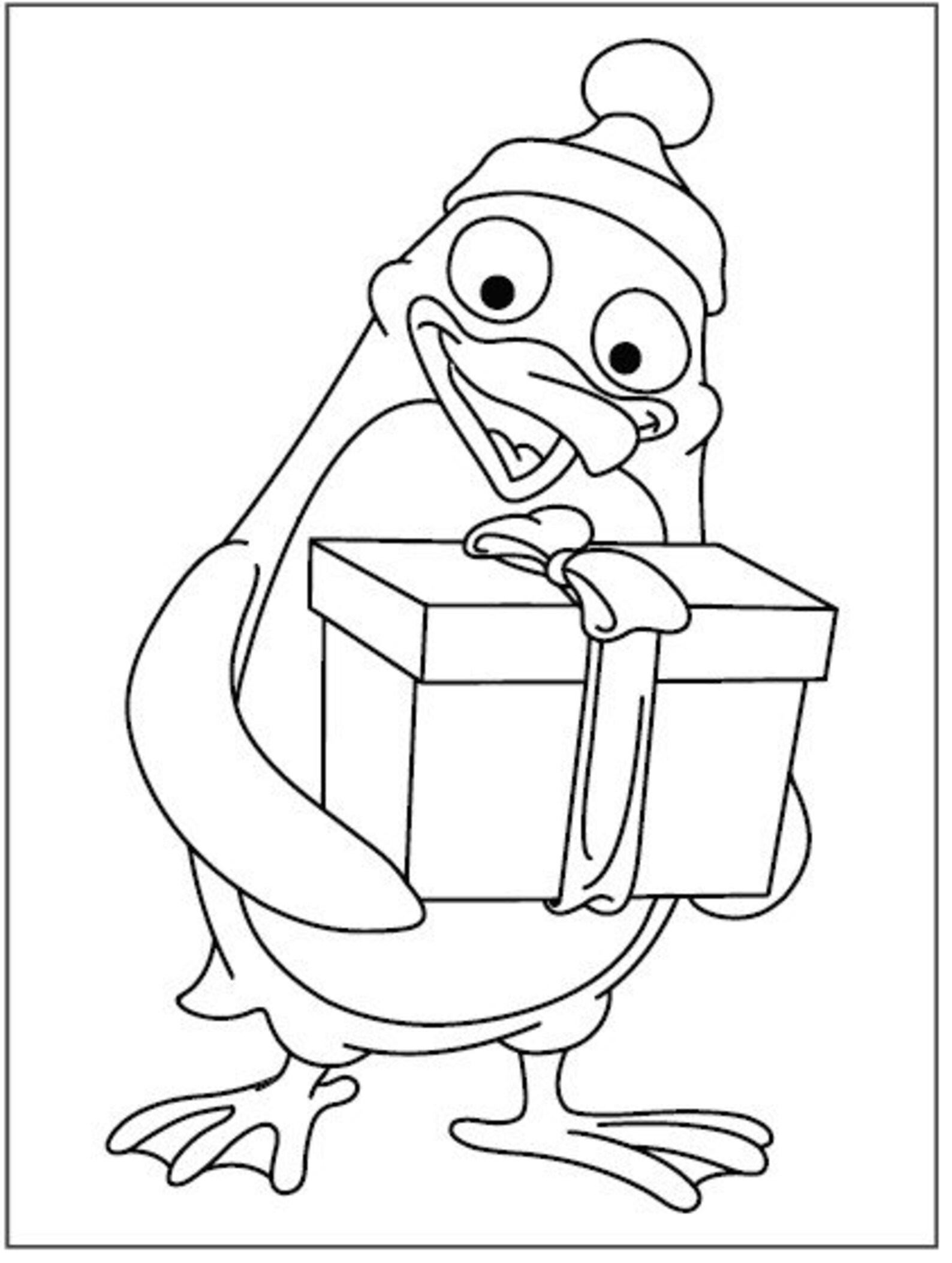 20 Funny Looking Penguins Coloring Pages With a Title Page - Etsy