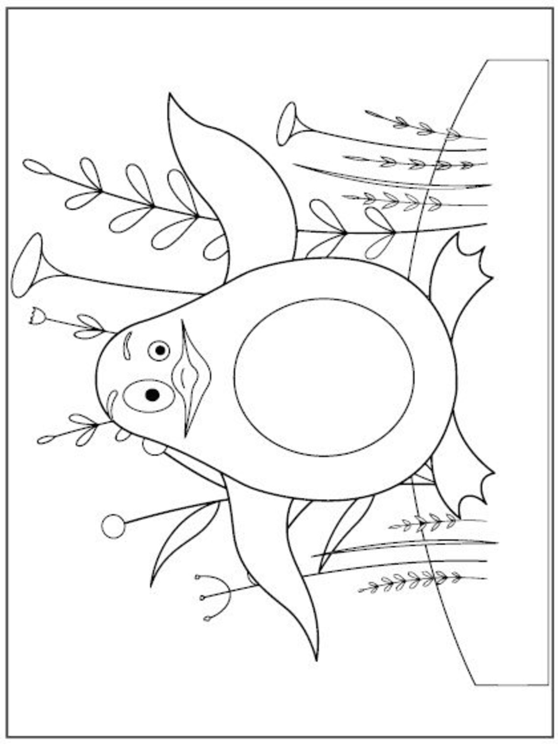 20 Funny Looking Penguins Coloring Pages With a Title Page - Etsy