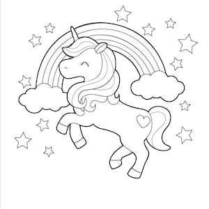 49 Unicorn Coloring pages