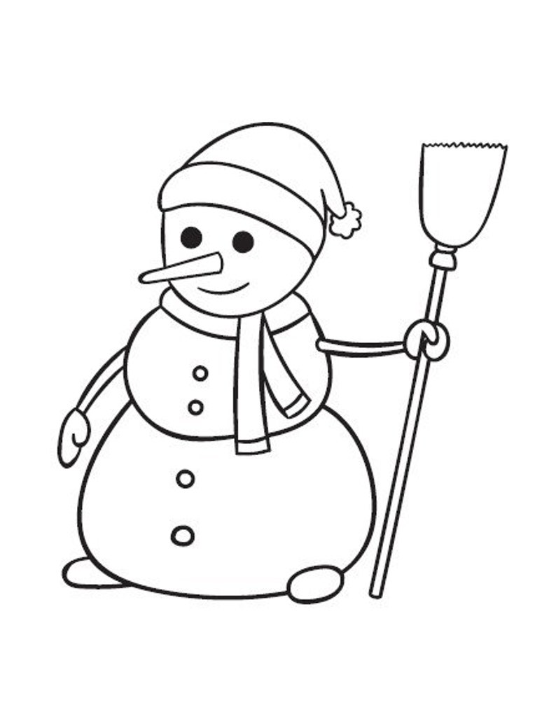 100 Kids Christmas Coloring Pages Santa, snowman, reindeer, elves, and gingerbread man image 4