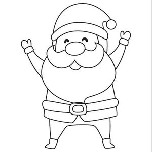 100 Kids Christmas Coloring Pages Santa, snowman, reindeer, elves, and gingerbread man image 3