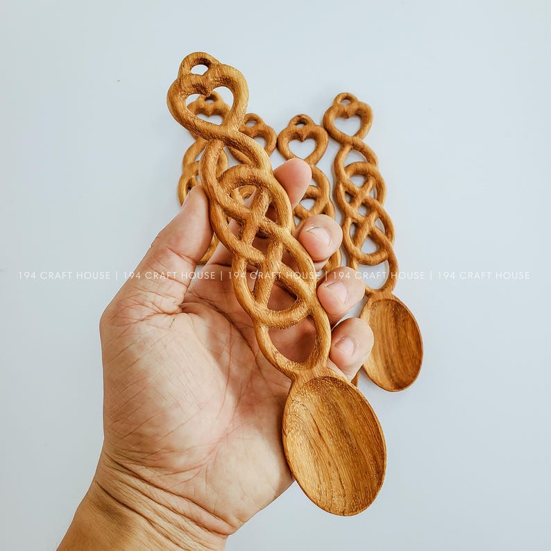 Personalized Wood Spoon and Fork Gifts for Kids, Cooking Utensils & Gadgets, Mud Kitchen, Nature Play, Potion Play, Montessori Sensory Play image 17