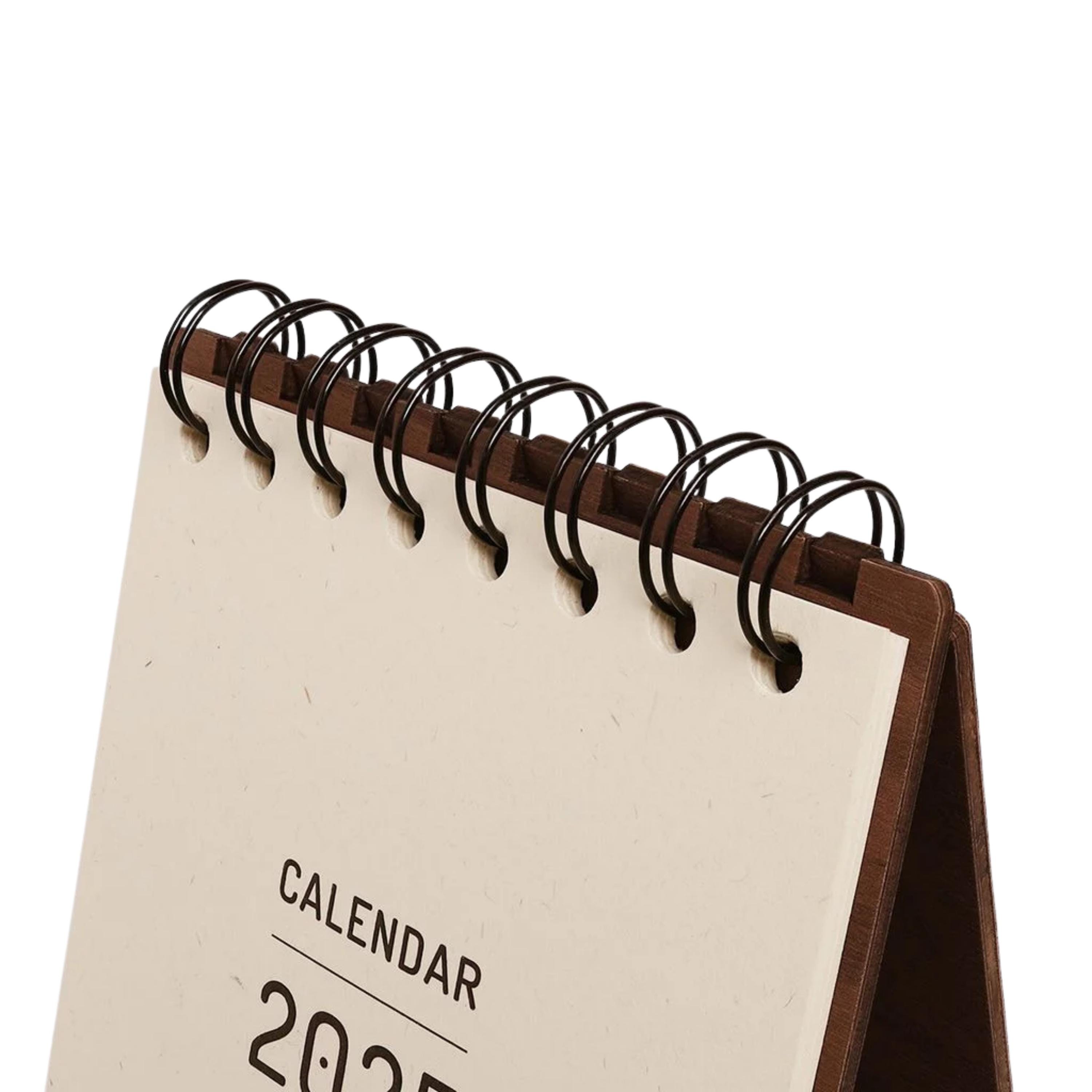 Personalized Walnut Wood Desk Calendar: Engraved Corporate Gift - Etsy