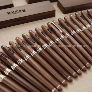 Engraved Pens with Logo/ Name Personalized Corporate Gift for Clients, Employees Appreciation, Company Anniversary Gift, Business Event Gift