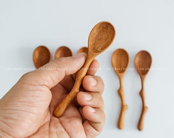Personalized Wooden Spice Scoop, Handmade Coffee & Tea Scoop, Spice Spoon, Bath Salt Spoon, Sugar Spoon, Seasoning Spoon, Wooden Utensil