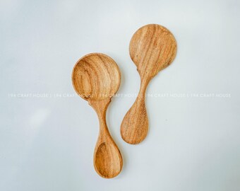 Handmade Doussie Wood Measuring Spoon: Bath Salts, Tea, Coffee