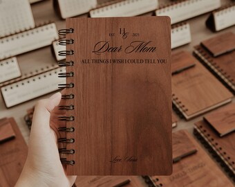 Diario del lutto personalizzato: regalo per il lutto per la perdita di madre/padre/figlio/figlia, regali commemorativi, regali di ricordo, regali per il lutto