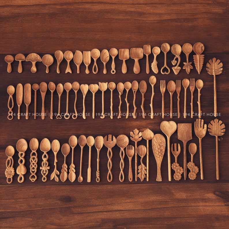 Custom Laser Engraved Wooden Spoon Handmade Personalized Gift for Her/ Him/ Mom/ Dad/ Wooden Spoon for Cooking & Gadget and Serving Utensils, Farmhouse Kitchen Decor, Coffee Table Decor, Wedding Spoon Favors, Bridal Shower Favors, Corporate Gifts