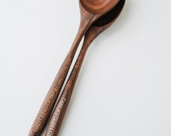 Custom Wooden Spoon, Personalized Kitchen Gift for Mom, Dad, Grandma, Chef, Cooking Lover, Housewarming Gifts, Wedding Gifts