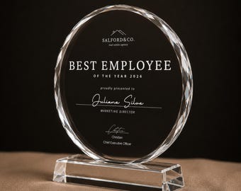 Custom Crystal Award, Trophies & Plaques: Personalized Employee Recognition Awards, Corporate Appreciation Gifts, Year of Service